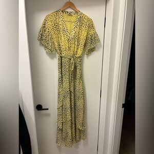 Minimum Yellow and Black Maxi Dress